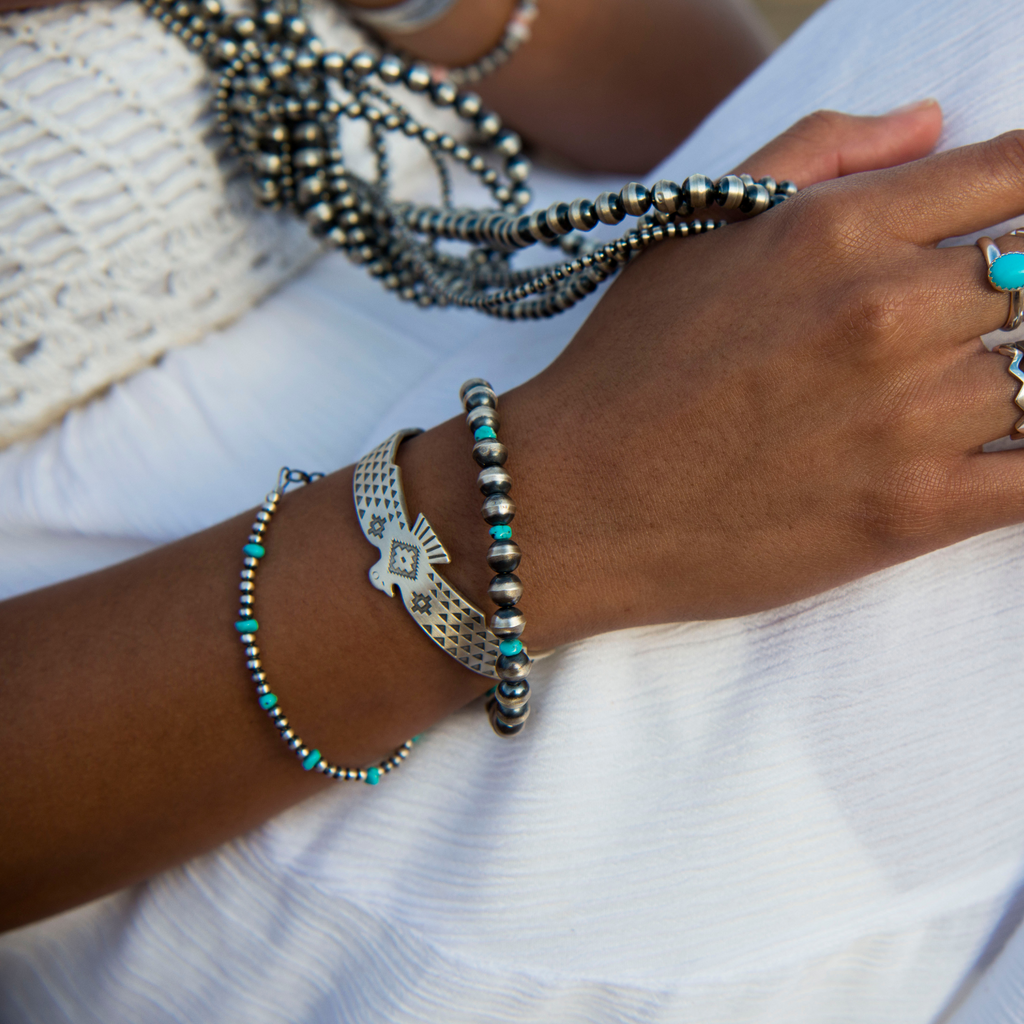 Silver Thunderbird Cuff Bracelet