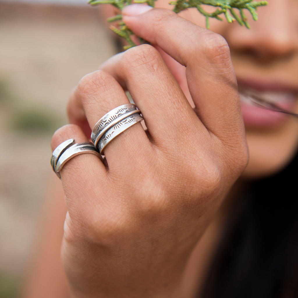 Handcrafted Silver Wrap Ring by TSkies