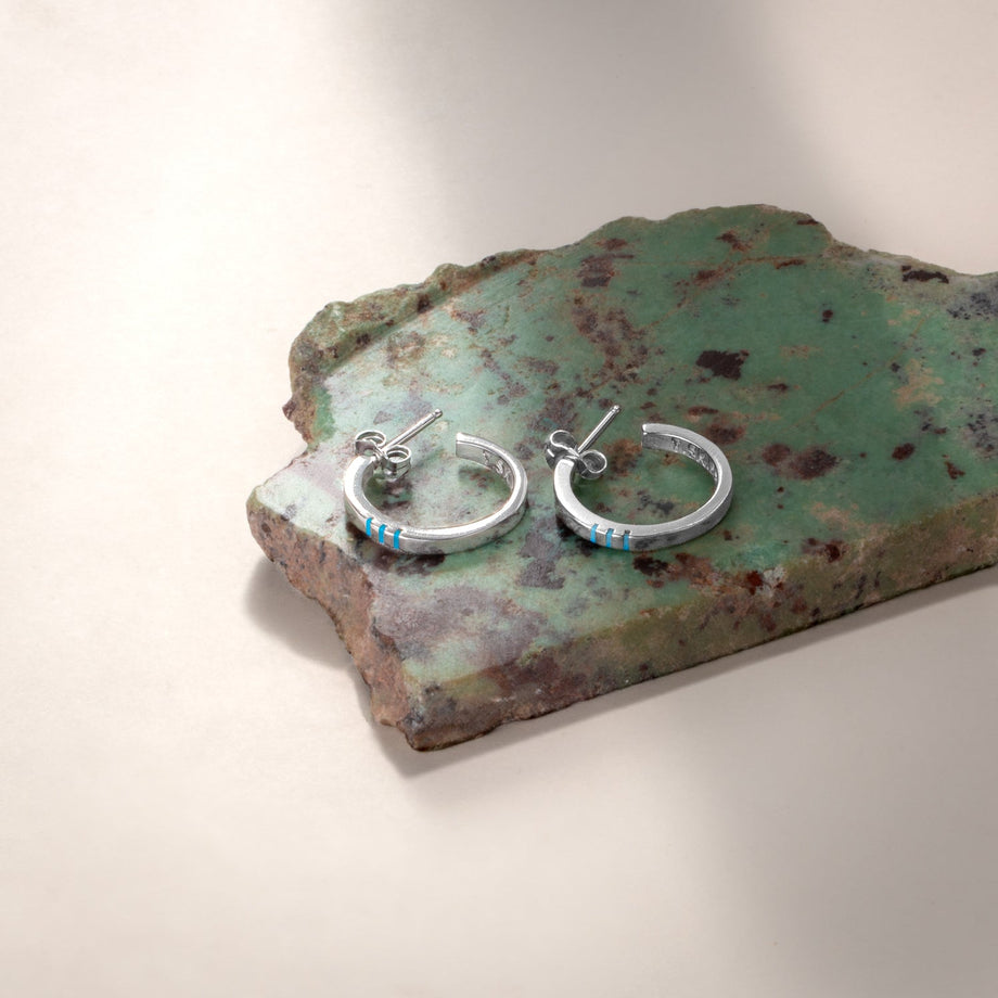 Silver Hoop Earrings Small, Shop Cuff Earrings from TSkies