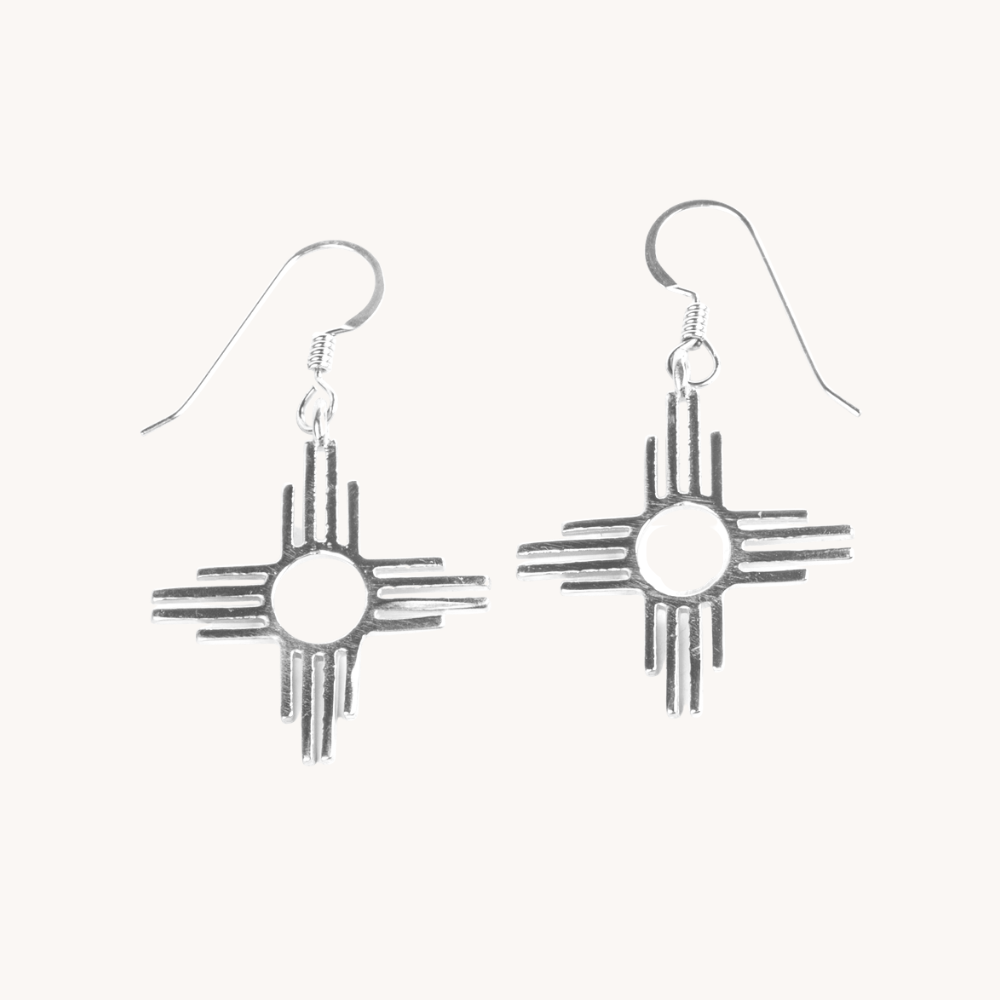 Silver Dangle Earrings by TSkies 